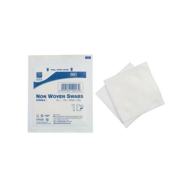 Tamponi di garza sterile non tessuto 7,5 x 7,5 Confezione singola da 5